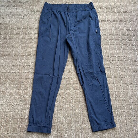 Outdoor Research Jogger Pants Mens L Blue Pull On Hike Outdoor Nylon Lightweight - Picture 1 of 8